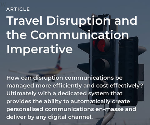 Travel Disruption and the Communication Imperative